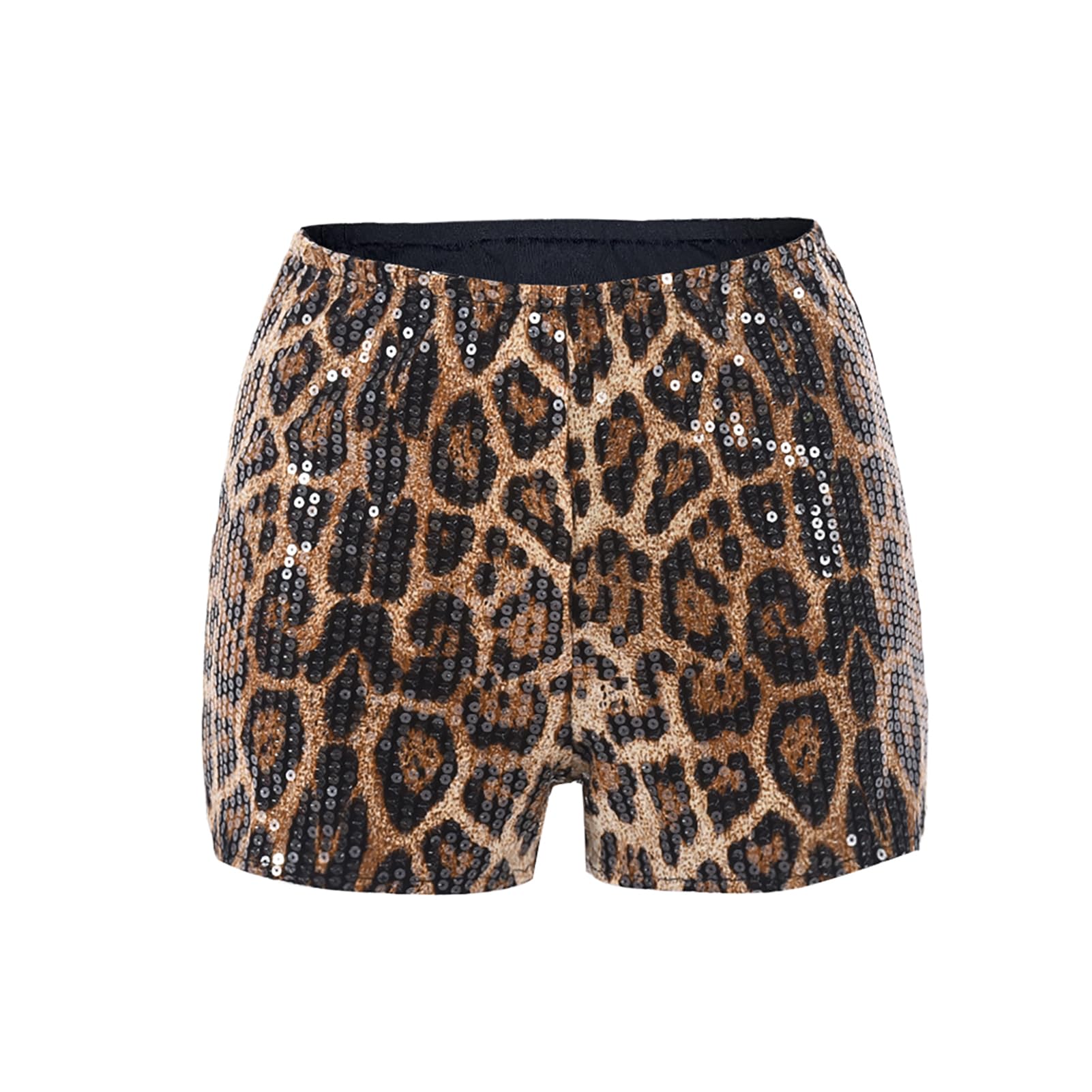 SportsWell Women Cheetah Print Shorts - Flattering Fit for Night Out Raves
| SportsWell Women Leopard Y2k Mini Shorts -